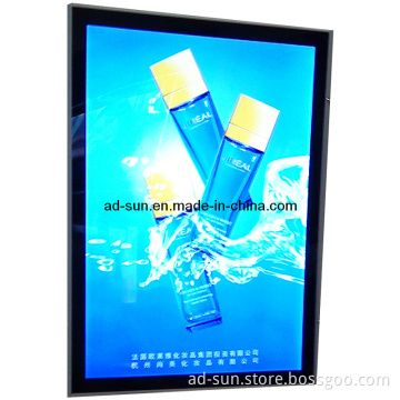 Customized Aluminum Frame LED Slim Cooldrink Shop Indoor Display Light Box